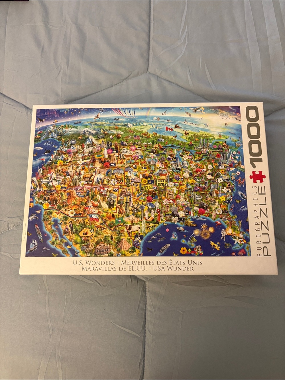 EuroGraphics 1000-Piece Puzzle — U.S. Wonders (Multicolor)
